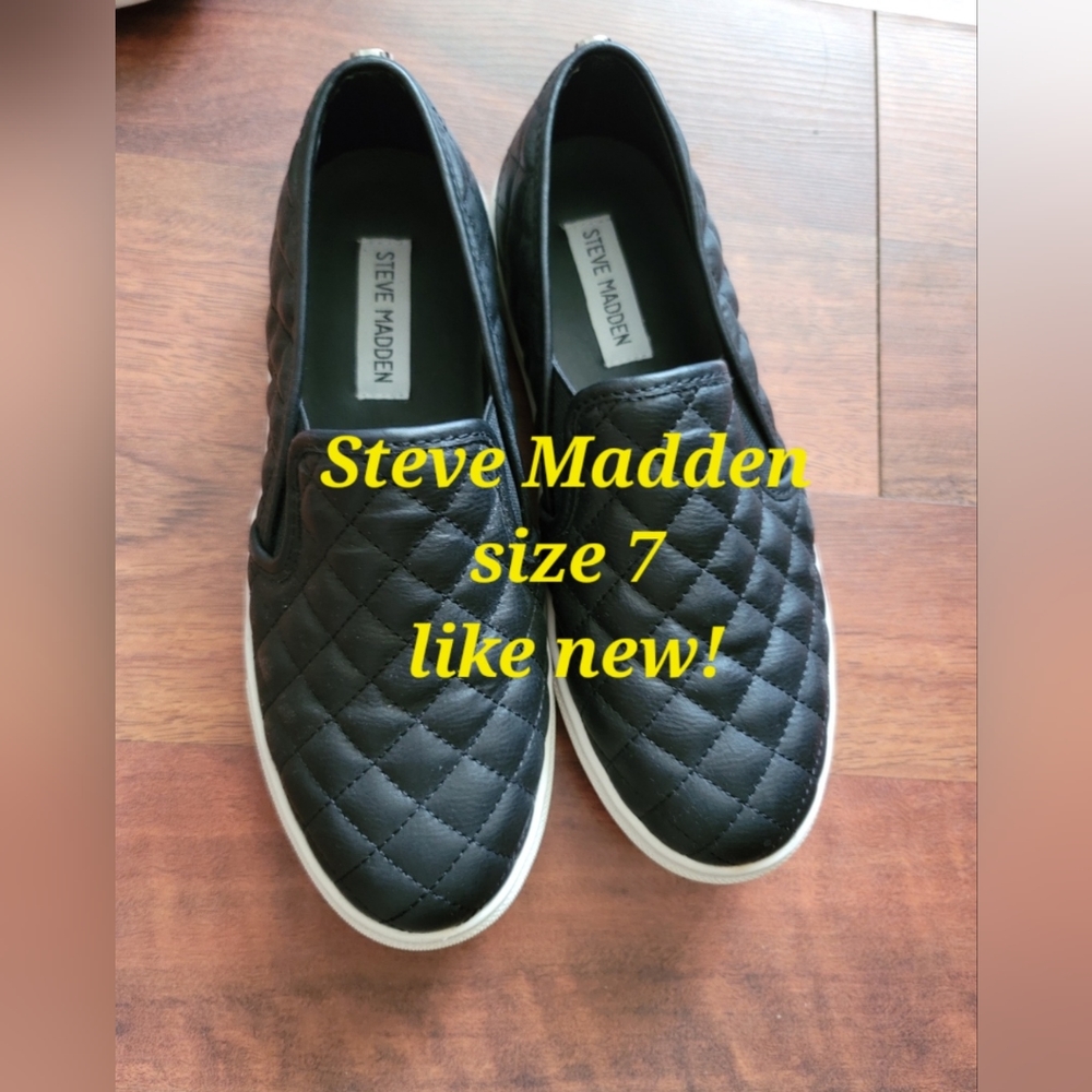 Steve madden slip ons